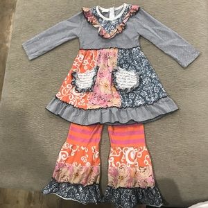 Toddler ruffle outfit